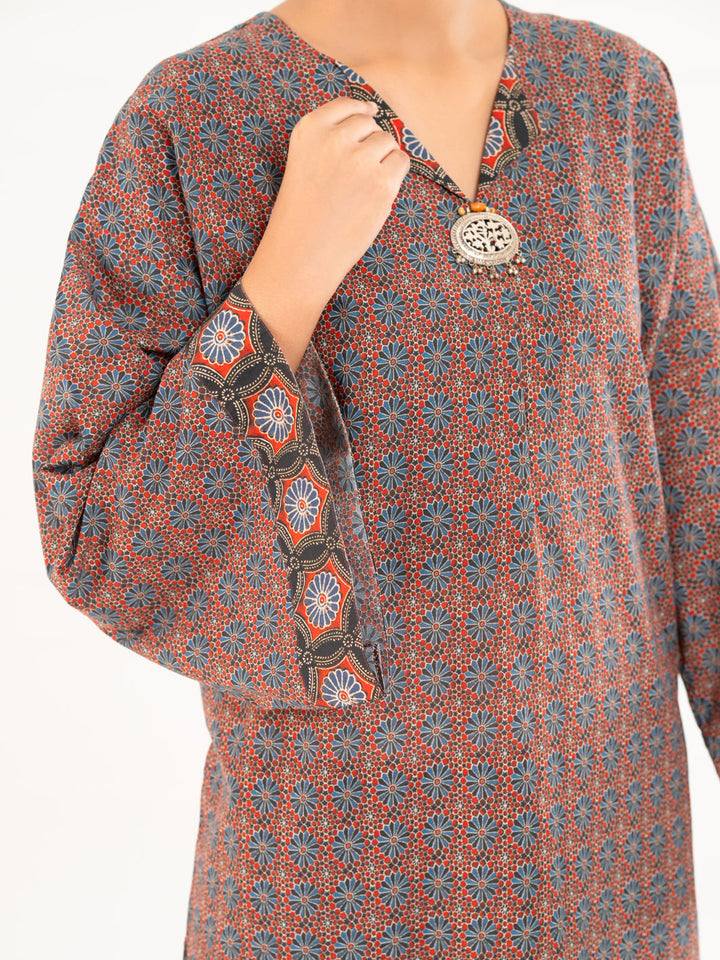 Lawn Multicolor Kurti - Almirah