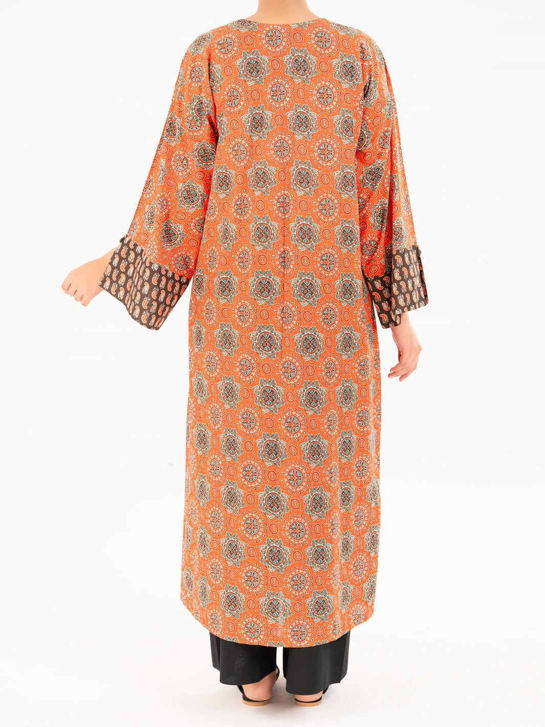 Lawn Orange Kurti - Almirah