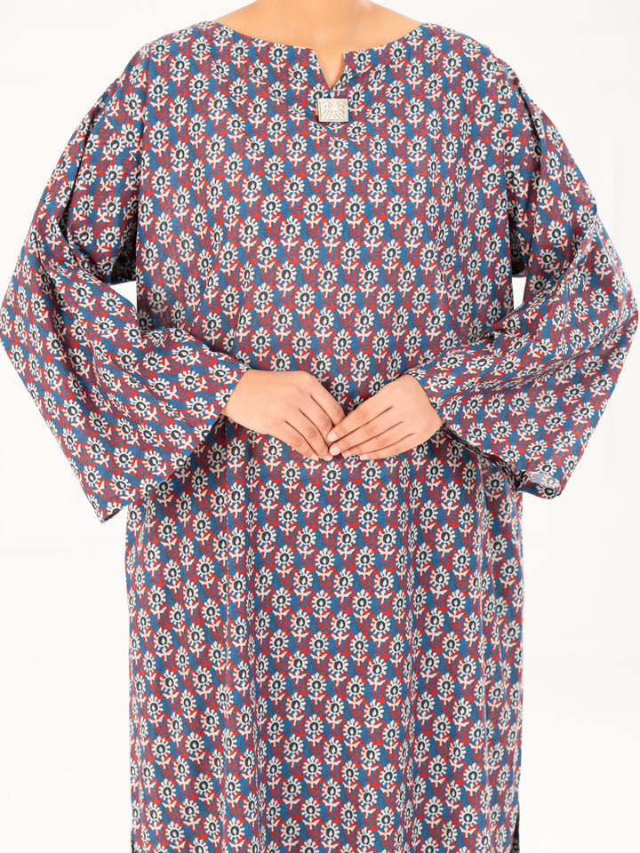 Lawn Blue Kurti - Almirah