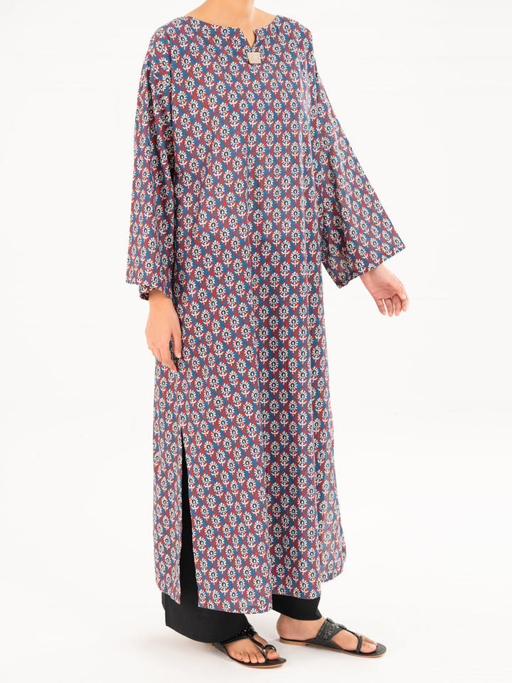Lawn Blue Kurti - Almirah