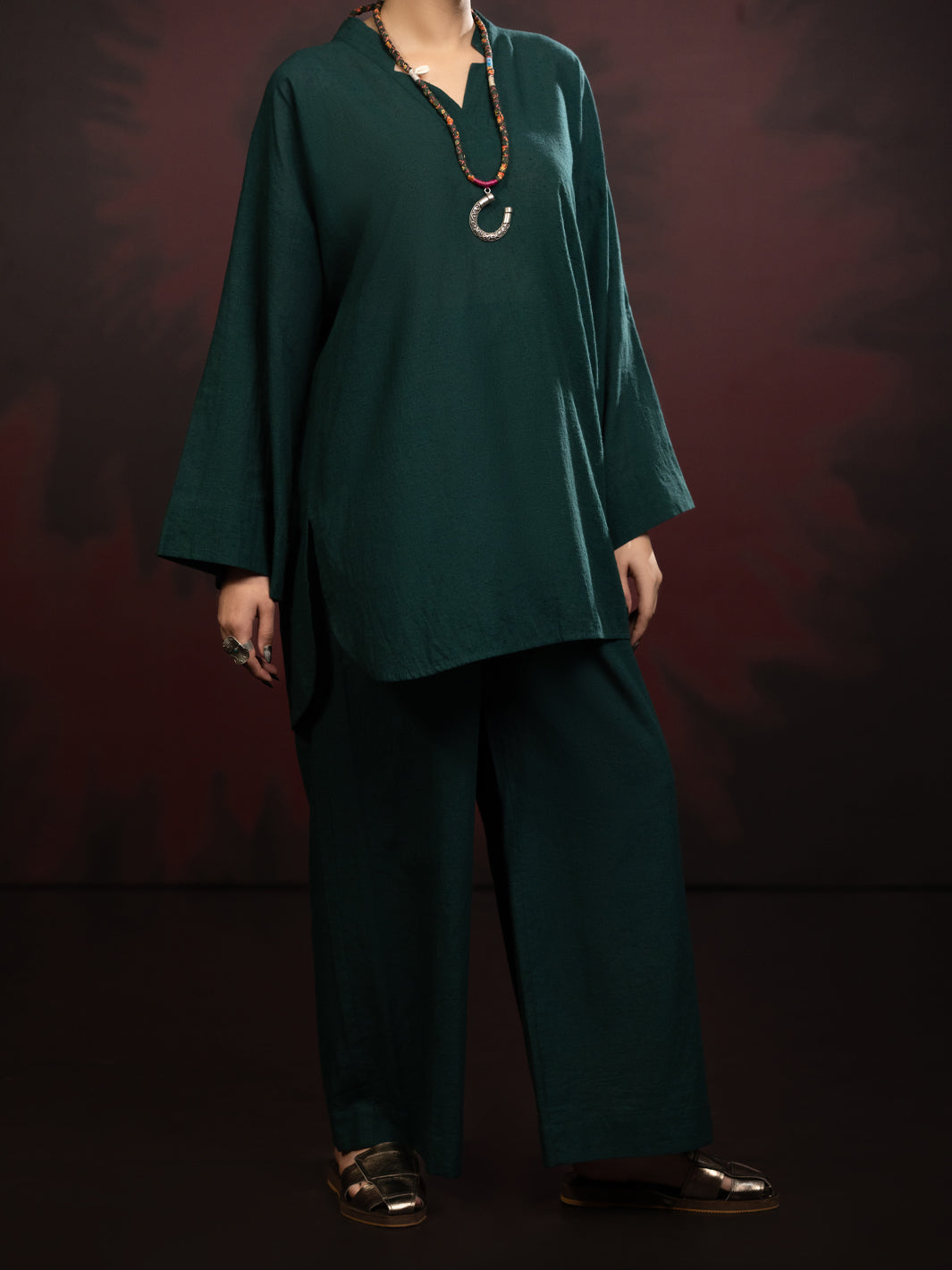 Green Stitched Suit - Almirah