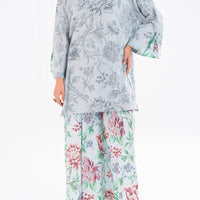 Cambric Grey Stitched Suit - Almirah