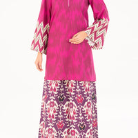 Cambric Purple Kurti - Almirah