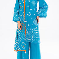 Cambric Ferozi Unstitched Suit - Almirah