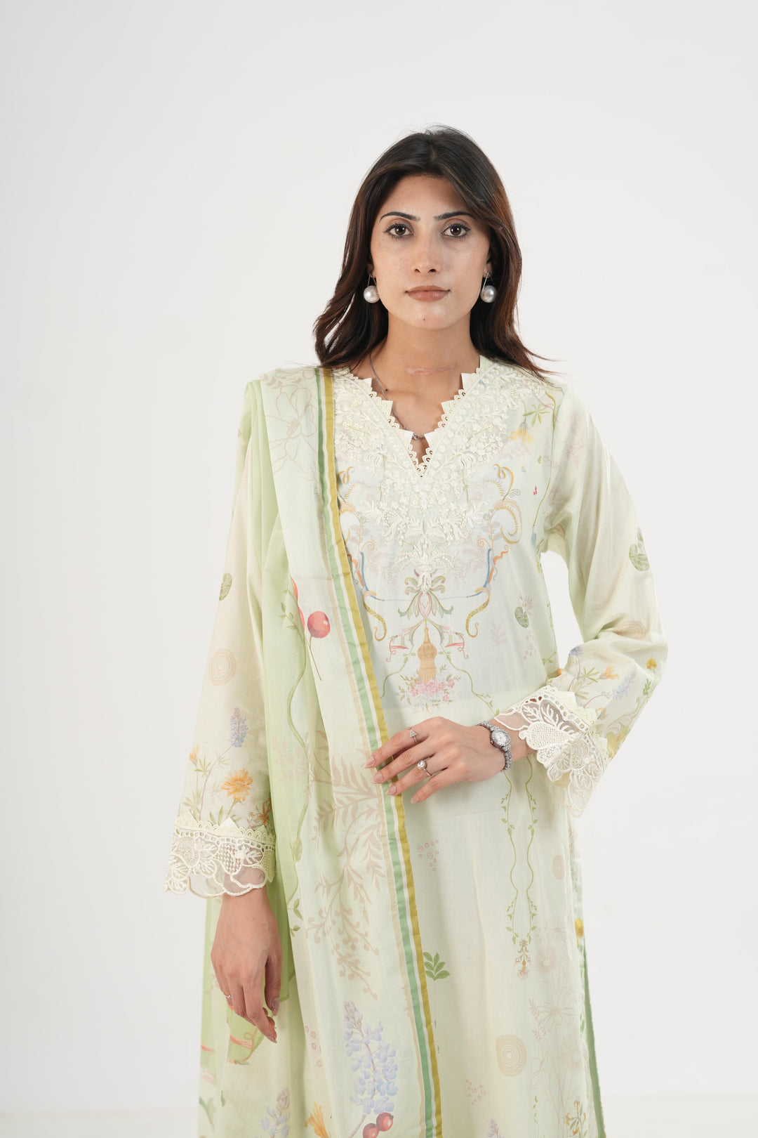 Neve - Qalamkar Q Prints Festive Stitched