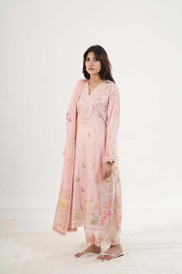 Iona - Qalamkar Q Prints Festive Stitched