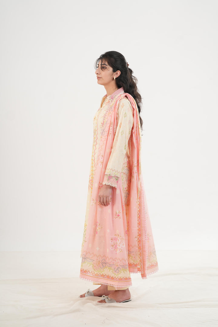 Mairi - Qalamkar Q Prints Festive Stitched