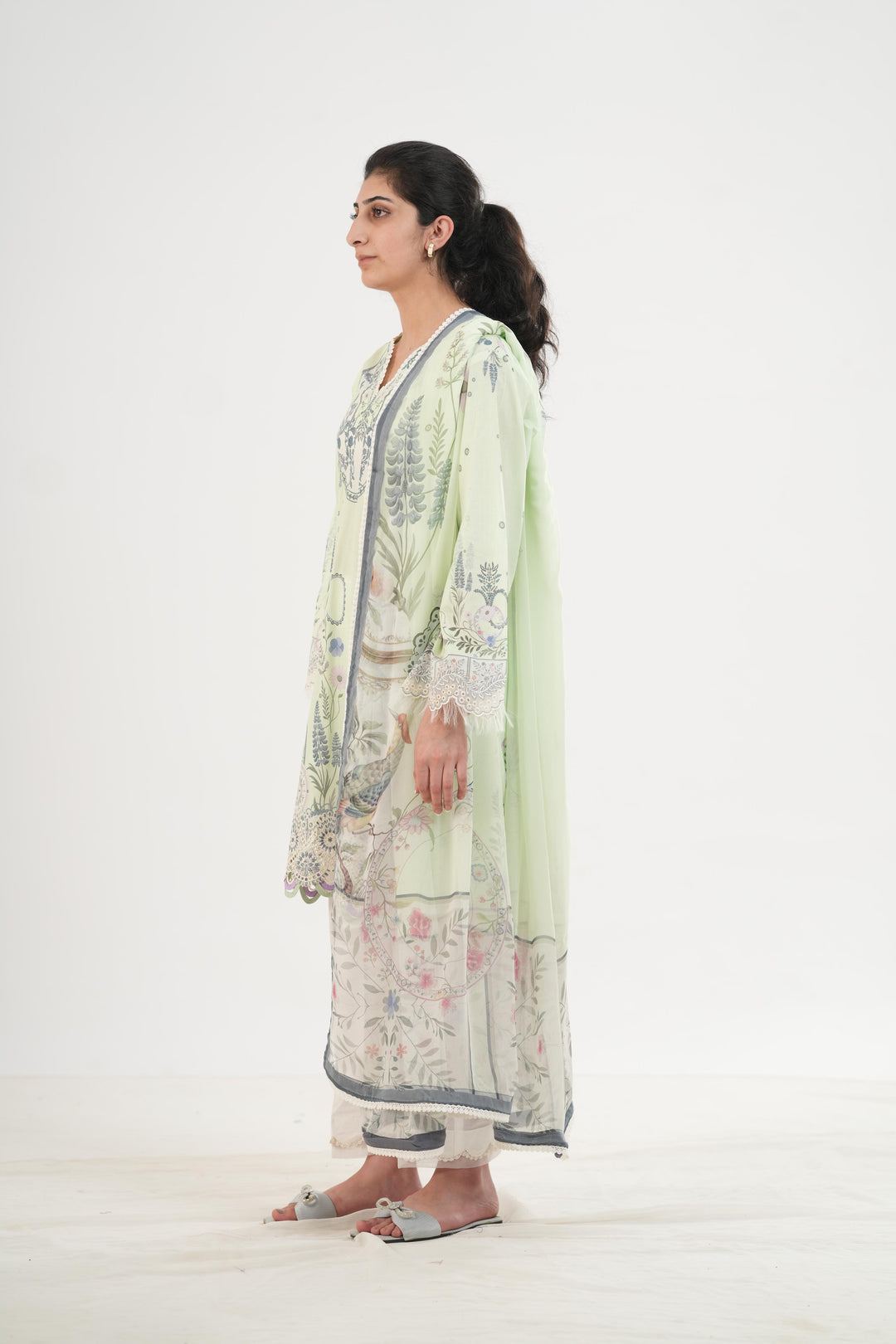 Asha - Qalamkar Q Prints Festive Stitched