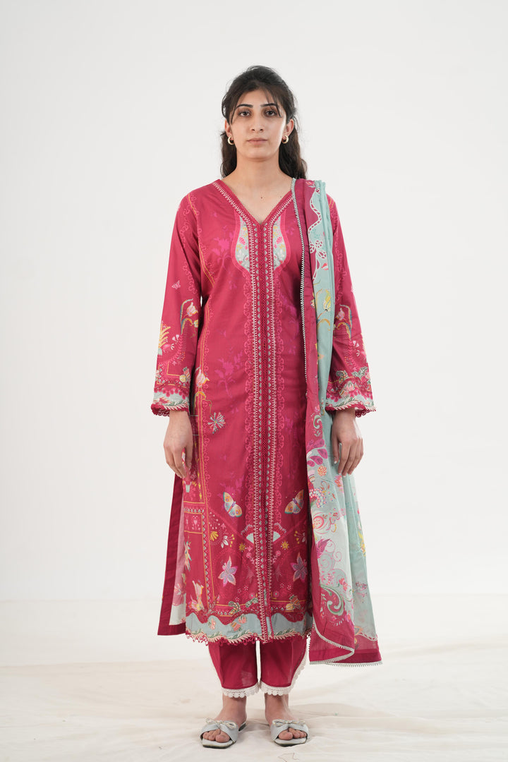 Brie - Qalamkar Q Prints Festive Stitched