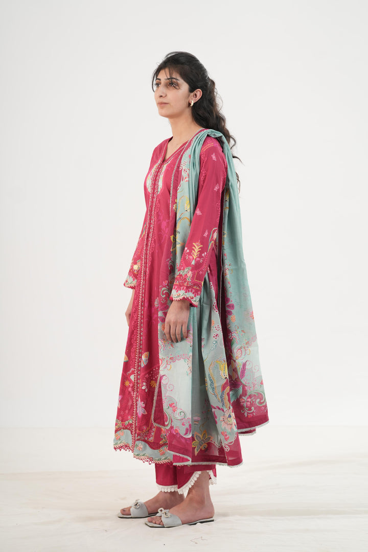 Brie - Qalamkar Q Prints Festive Stitched
