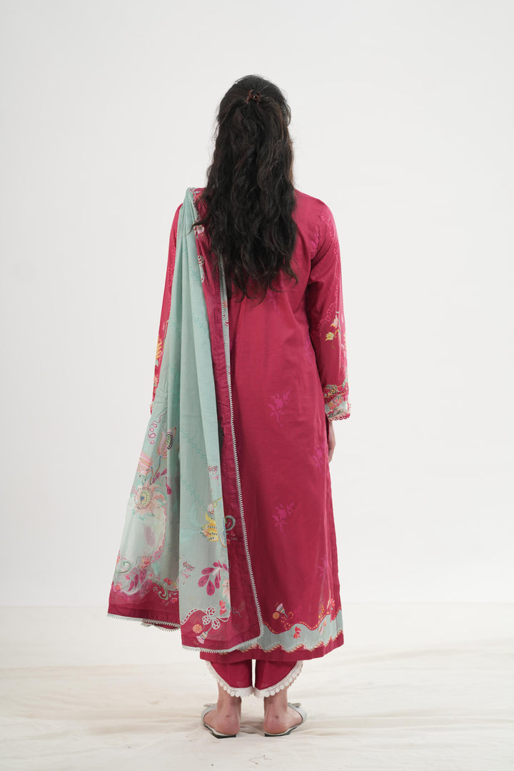 Brie - Qalamkar Q Prints Festive Stitched