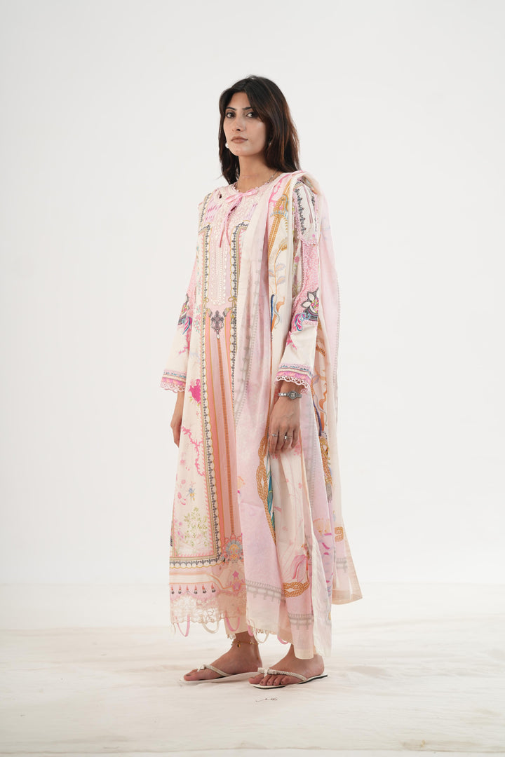 Elara - Qalamkar Q Prints Festive Stitched
