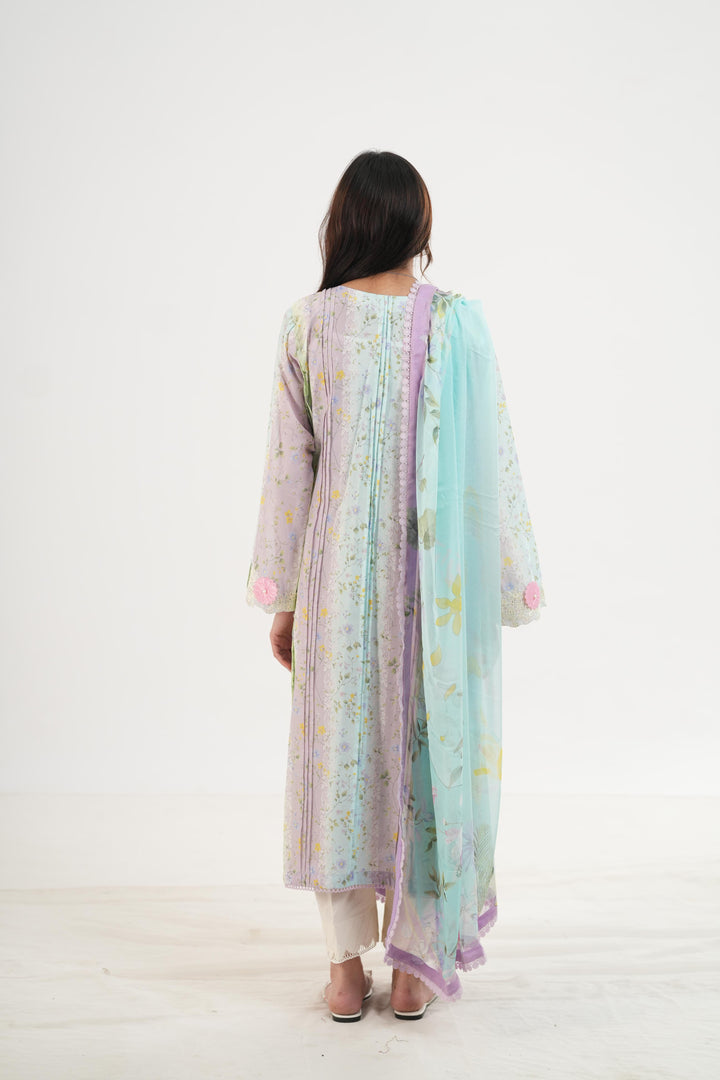 Xeina - Qalamkar Q Prints Festive Stitched