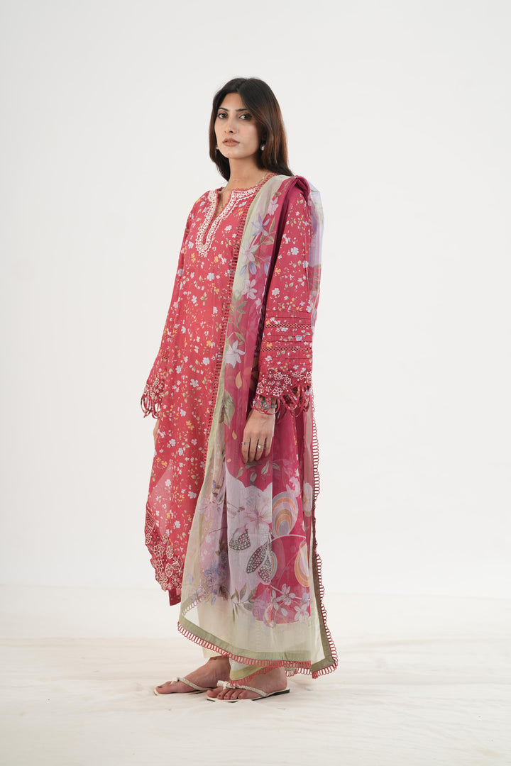 Lena - Qalamkar Q Prints Festive Stitched
