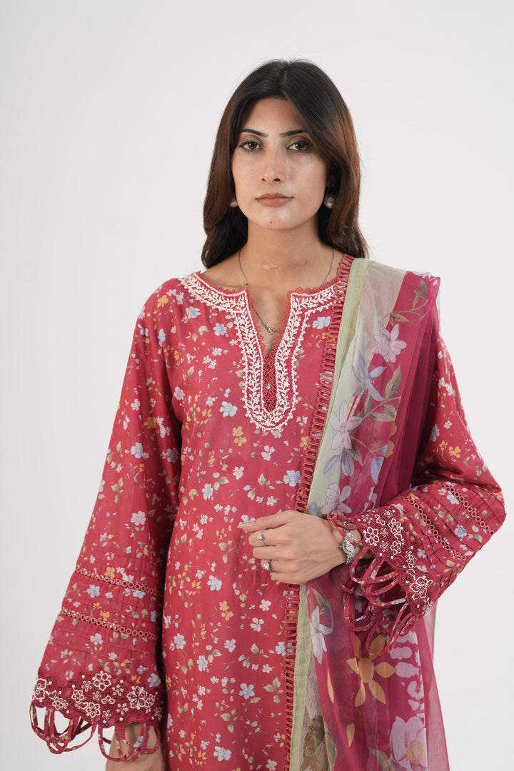 Lena - Qalamkar Q Prints Festive Stitched