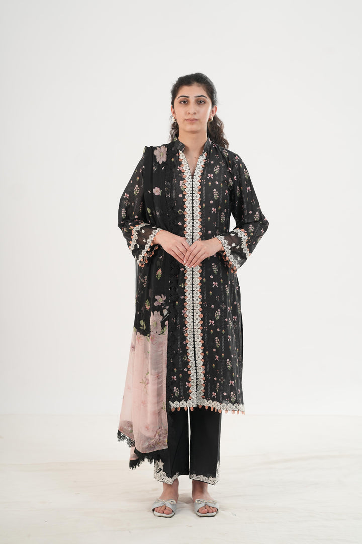 Farah - Qalamkar Q Prints Festive Stitched