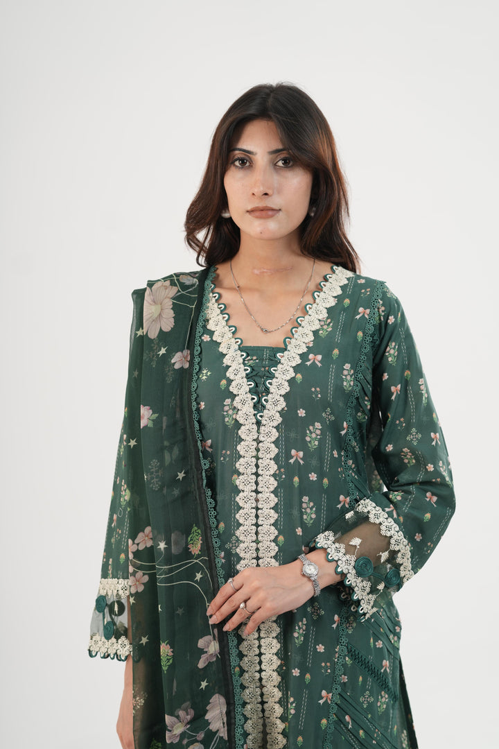 Greer - Qalamkar Q Prints Festive Stitched