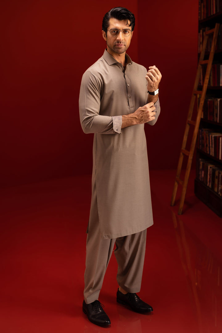 Blended Brown Shalwar Kameez - Cast & Crew