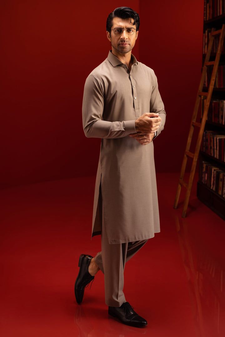 Blended Brown Shalwar Kameez - Cast & Crew