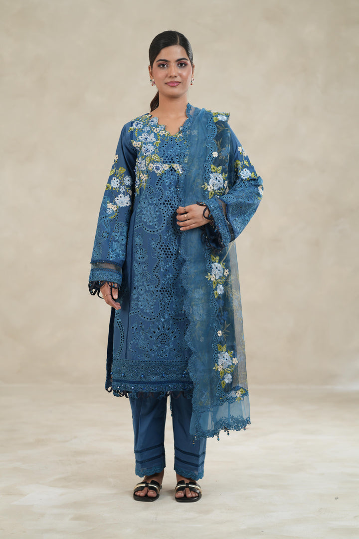 Blue Blossoms - Tales of Petals Stitched by Sardinia