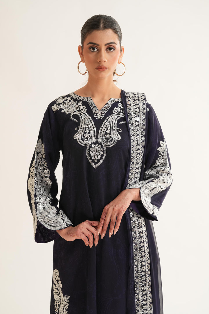 Blue Dazzle - Farasha Fiorella Formals Stitched