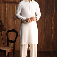 Blended Off White Shalwar Kameez - Cast & Crew