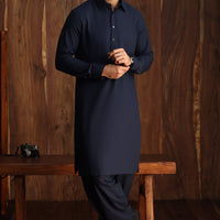 Blended Navy Shalwar Kameez - Cast & Crew