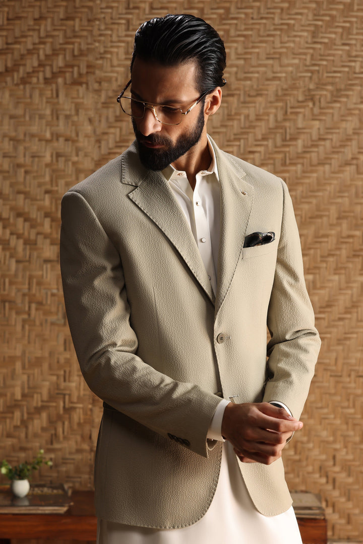 Blended Off White Shalwar Kameez - Cast & Crew