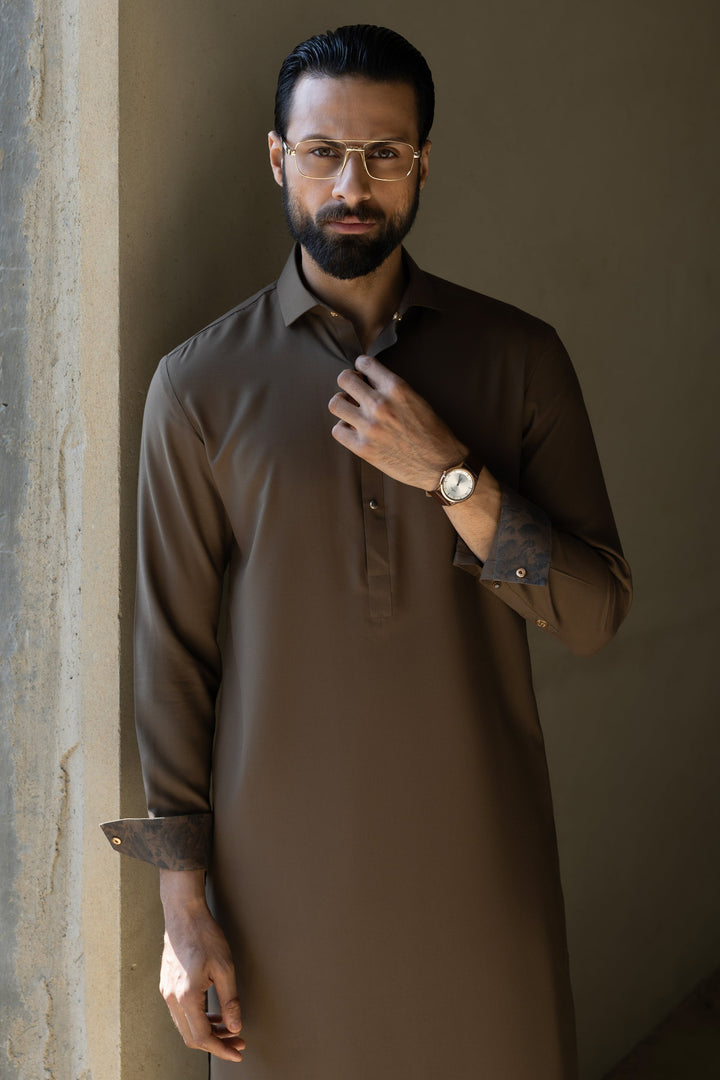 Blended Olive Shalwar Kameez - Cast & Crew
