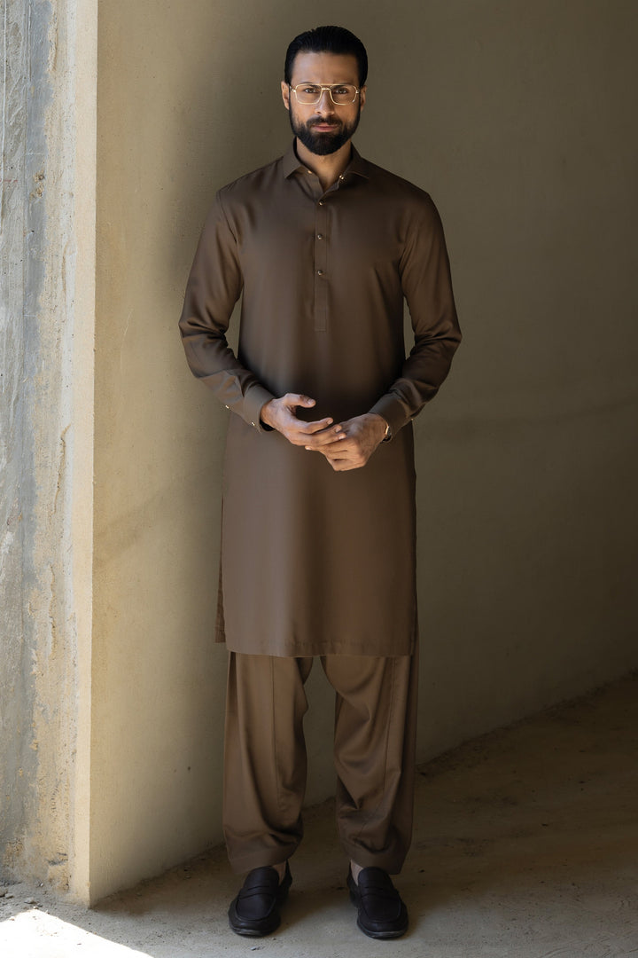 Blended Olive Shalwar Kameez - Cast & Crew