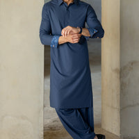 Blended Roman Blue Shalwar Kameez - Cast & Crew
