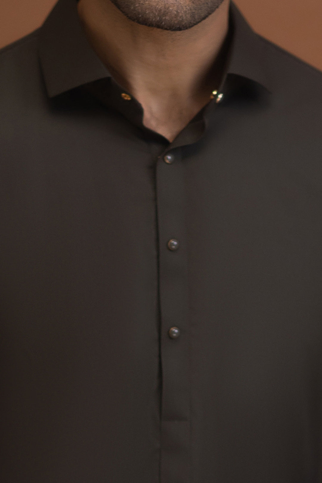 Blended Dark Olive Shalwar Kameez - J. Junaid Jamshed