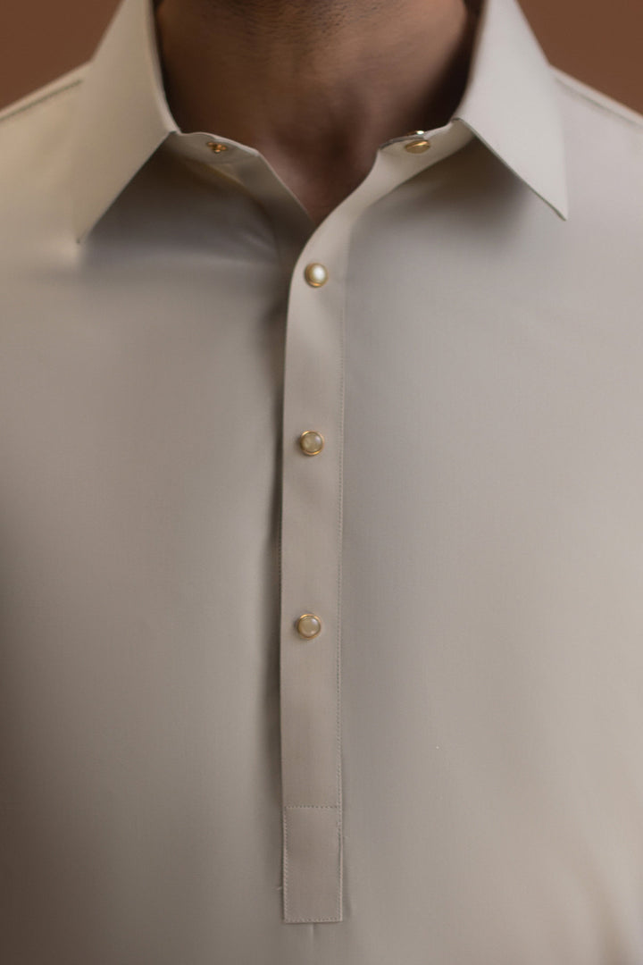 Blended Pale Khaki Shalwar Kameez - Cast & Crew