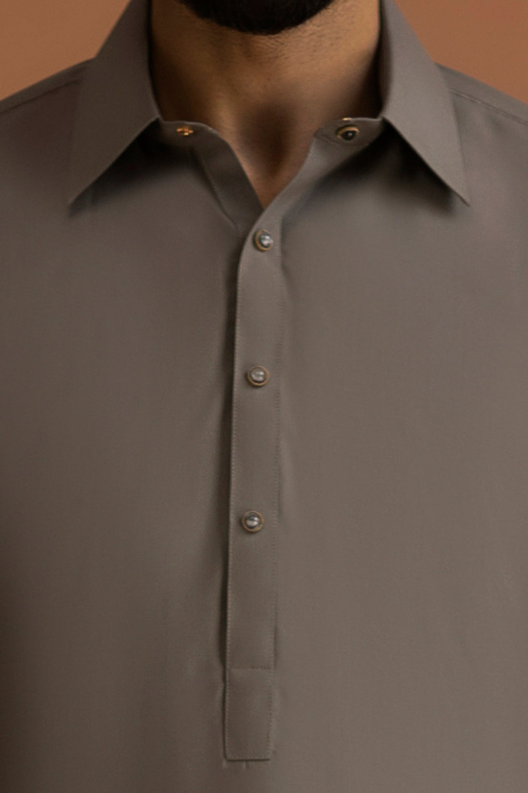 Blended Light Olive Shalwar Kameez - J. Junaid Jamshed