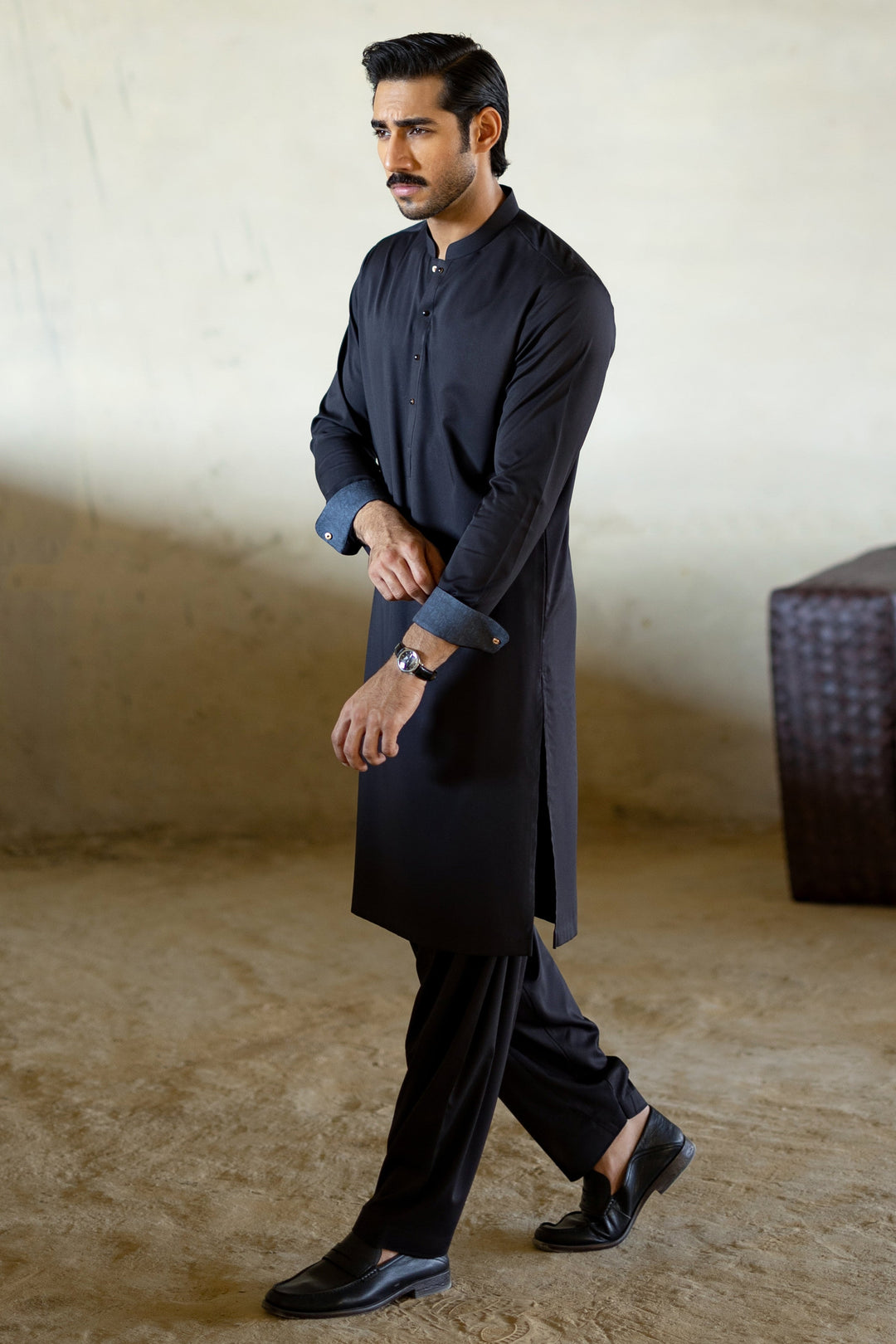 Blended Black Shalwar Kameez - Cast & Crew