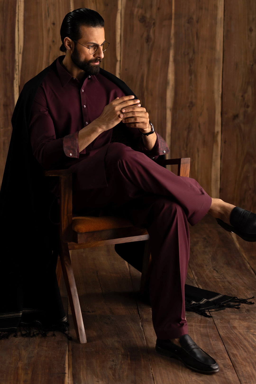 Blended Maroon Shalwar Kameez - Cast & Crew