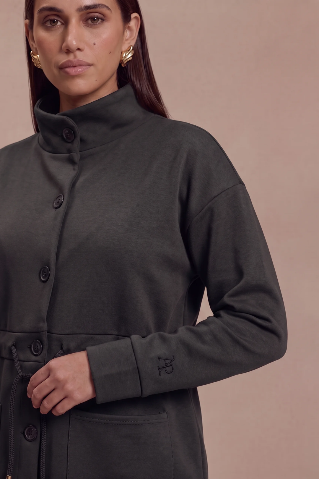 Charcoal Fleece Co-Ord Set