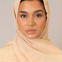 Ecru Chiffon Hijab