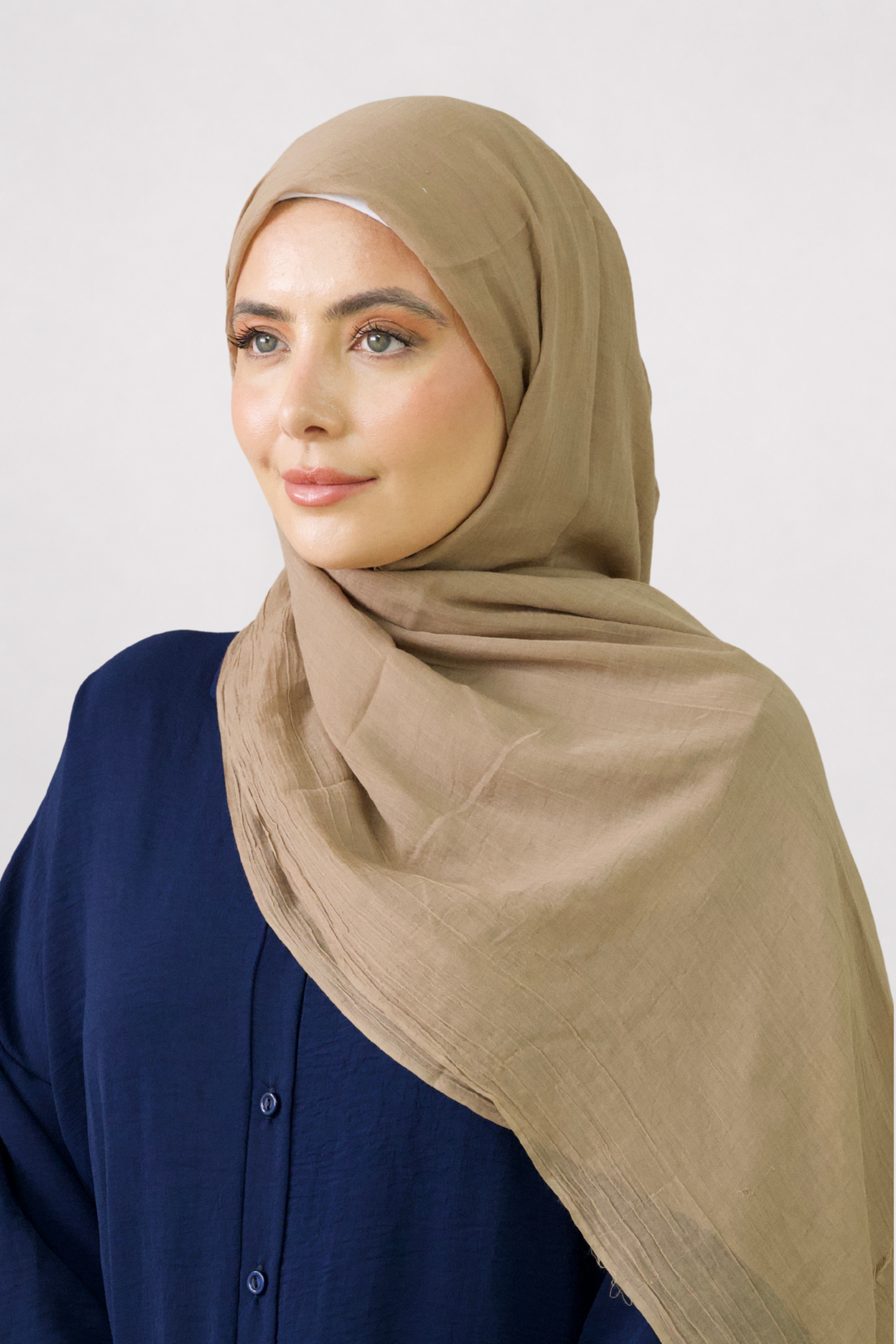 Sand Cotton Silk Hijab