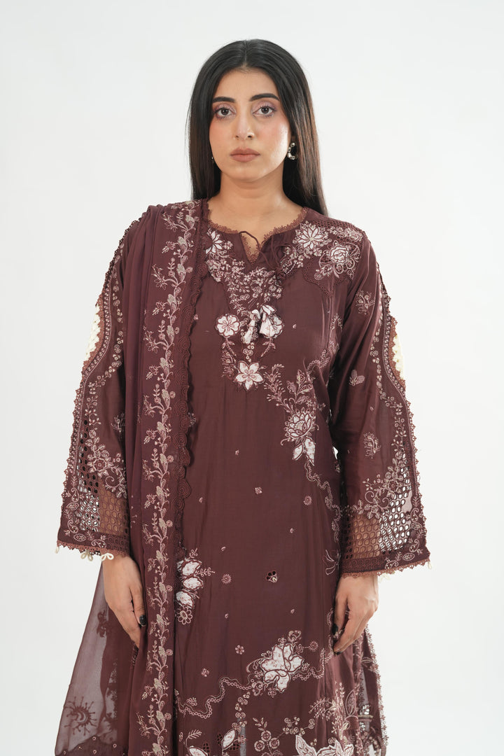 Eshal - Qalamkar Chikankari Eid Edit Stitched