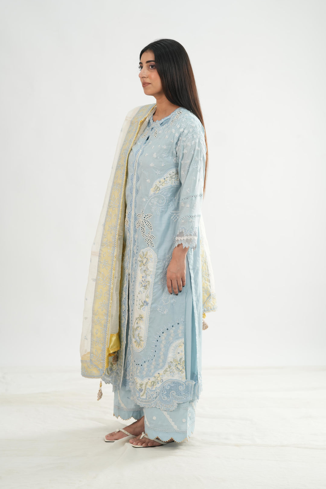 Nayra - Qalamkar Chikankari Eid Edit Stitched