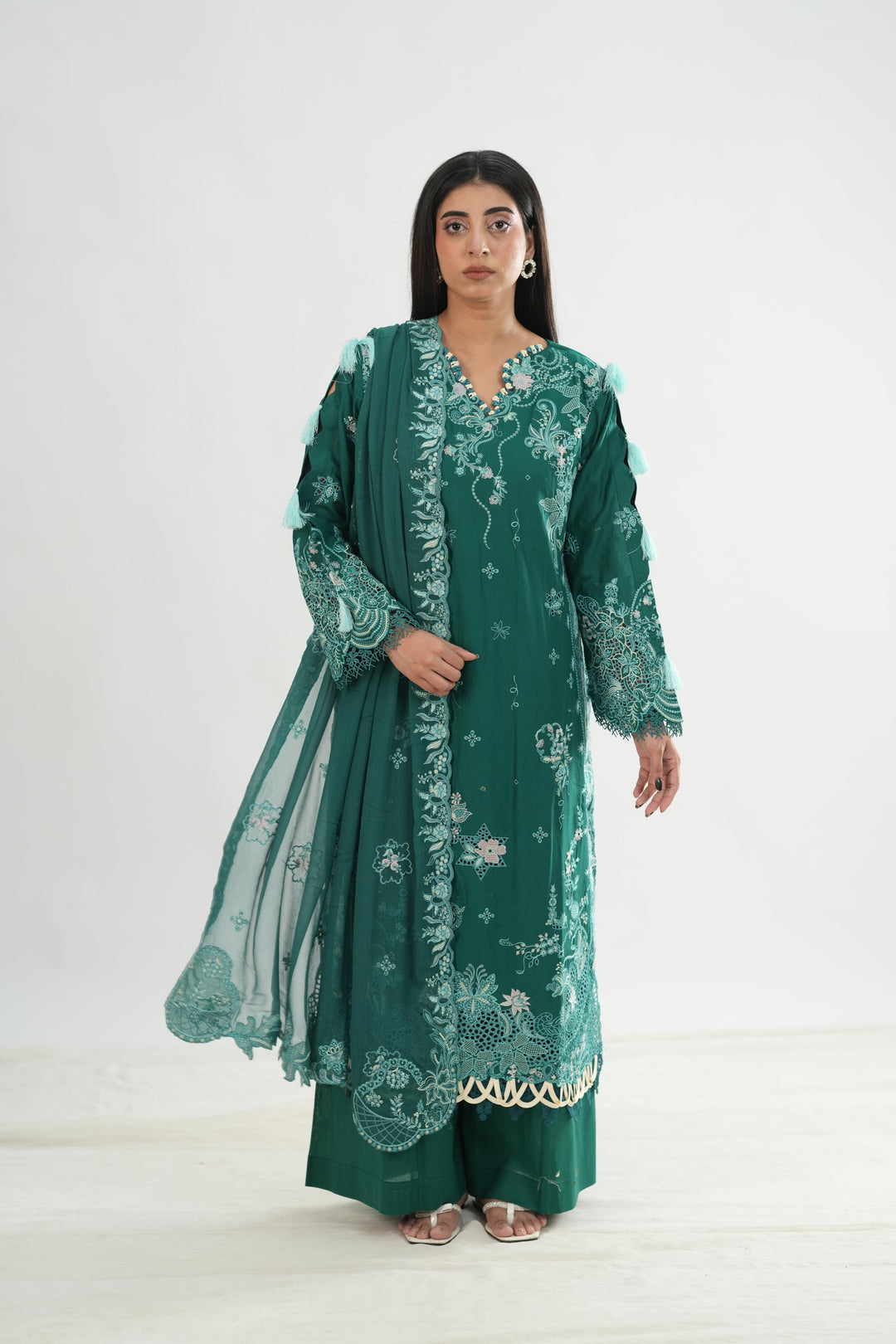Rogue - Qalamkar Chikankari Eid Edit Stitched