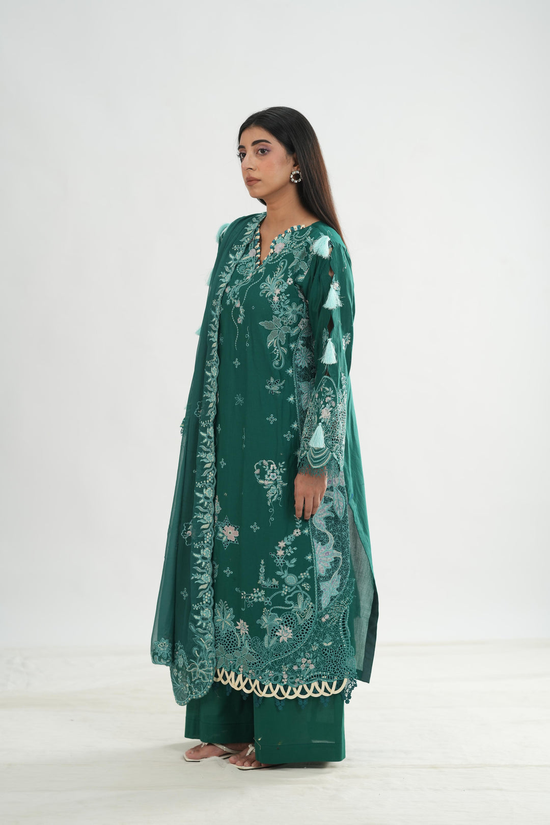 Rogue - Qalamkar Chikankari Eid Edit Stitched