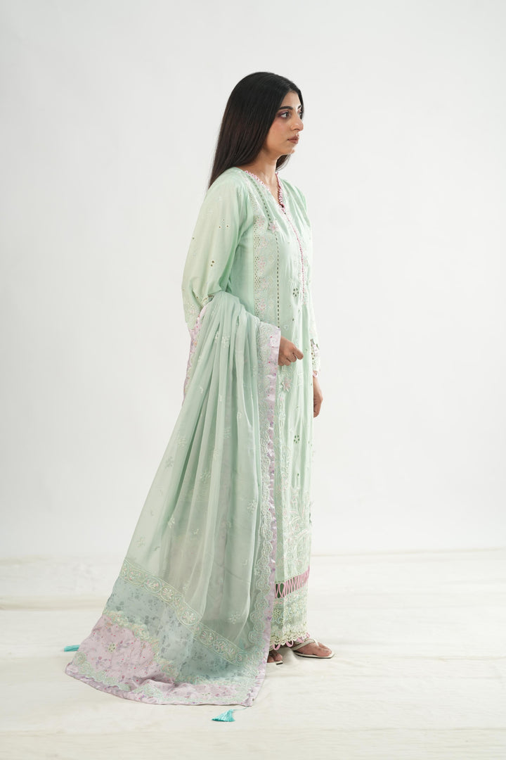 Seren - Qalamkar Chikankari Eid Edit Stitched