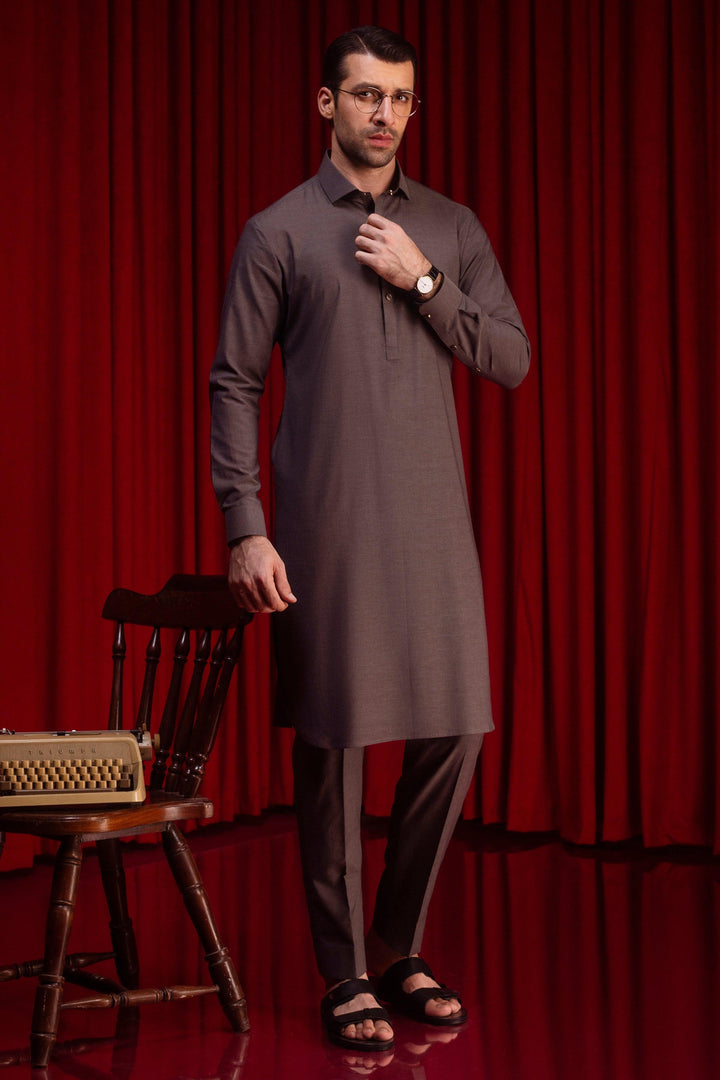 Cotton Chocolate Shalwar Kameez - Cast & Crew