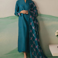 Ocean Depths - Cross Stitch Premium Lawn Stitched