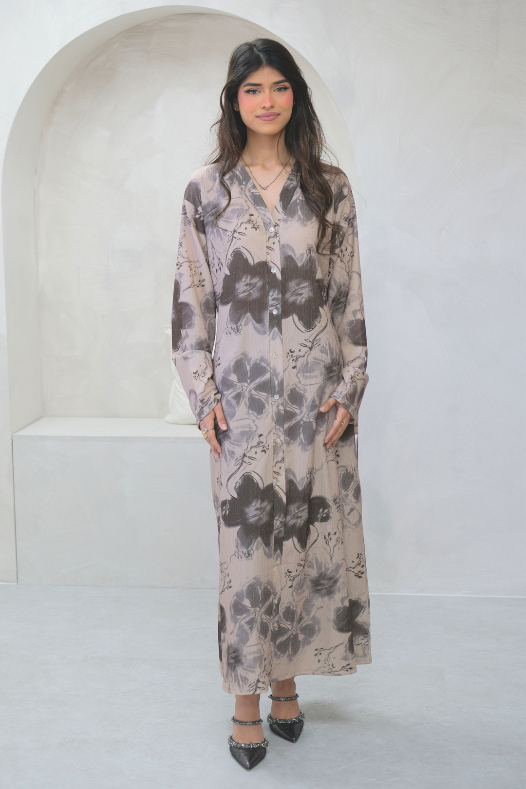 Serelle Taupe Ink Dress