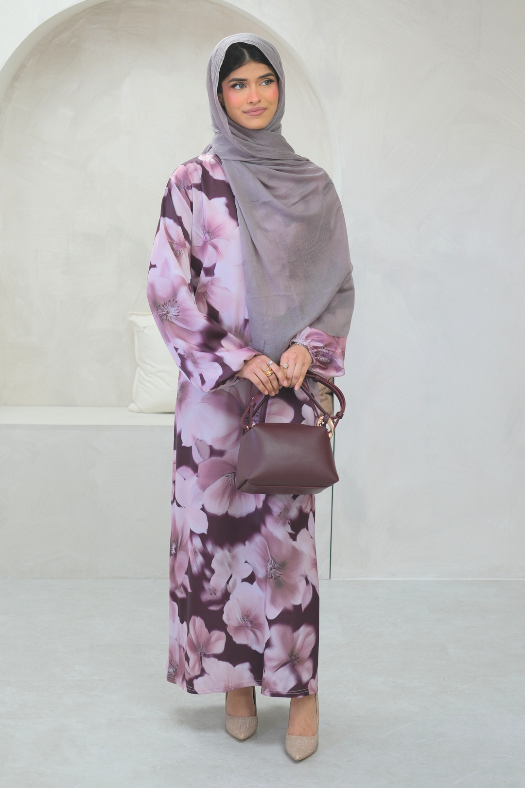Elyra Blush Bloom Dress