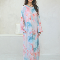 Elyra Pastel Veil Dress