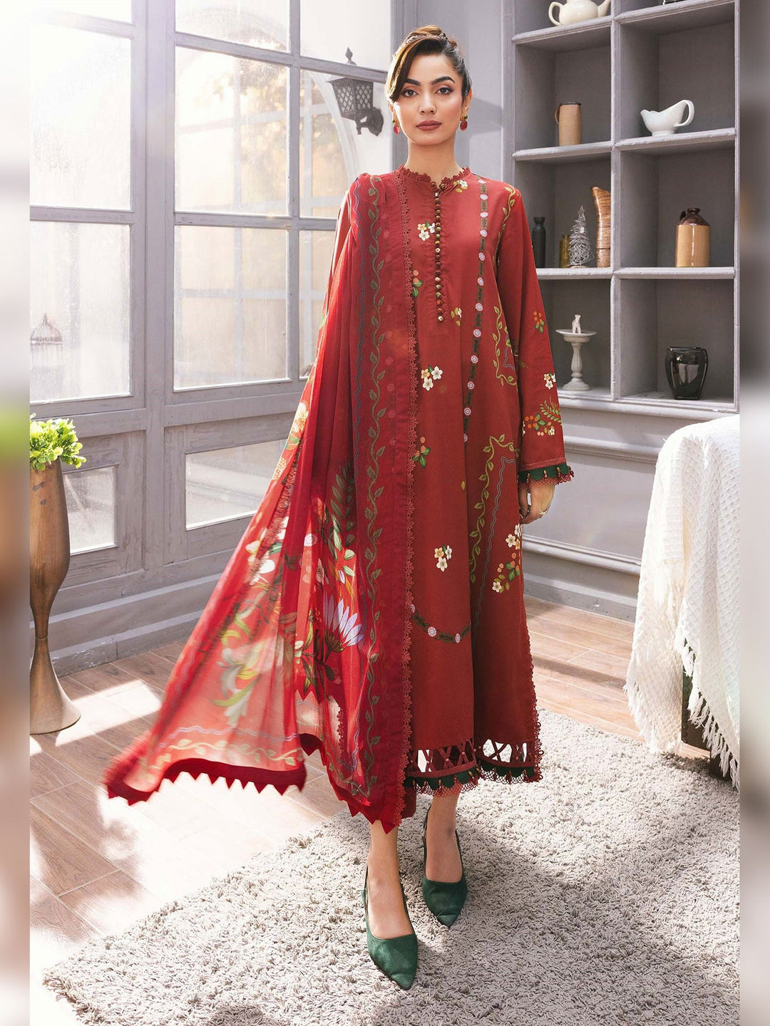 Design 5A - Maria B Marina Twill Unstitched